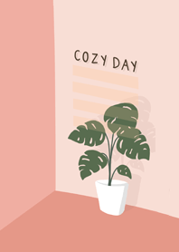 Minimal Monstera : Plant me in Cozy Day
