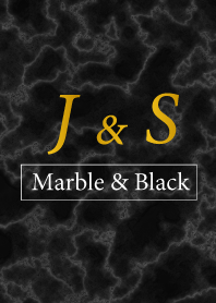 J&S-Marble&Black-Initial
