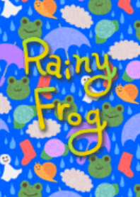 Rainy frog theme