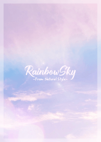 Rainbow sky #15 / Natural style