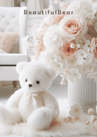 Beautiful Bear-LOVE PINK FLOWER 3