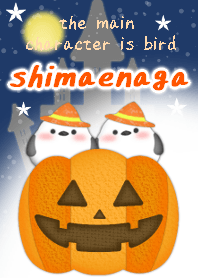 Halloween theme blue