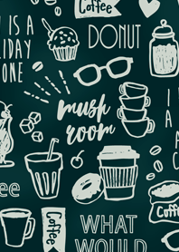 カフェmush room（黒板）