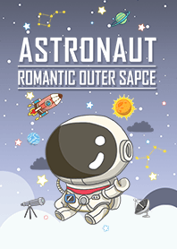 外太空 可愛寶貝宇航員 浪漫漸層12