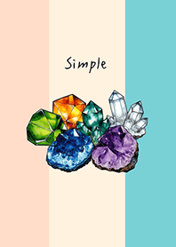 Simple Crystal Stone(Three Colors)