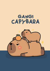 คาปิบาร่าเองน่ารัก! (สีน้ำเงินกรม)