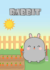 So Cute Fat Rabbit Theme