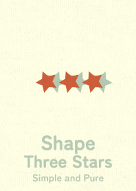 Shape Three Stars  kabairo