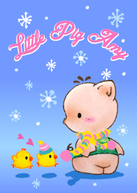 Little Pig Amy~Snow-2