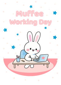 Muffee Working Day (Pink)
