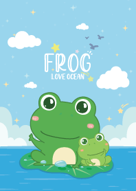 Frog On The Sea Cutie