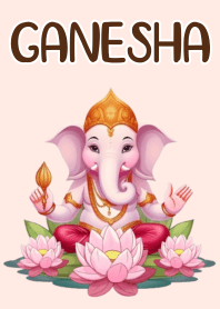 Ganesha : Wealthy and Success (Pink)