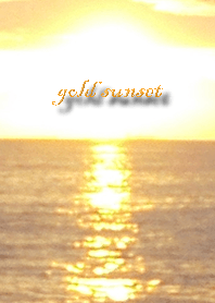 Rising luck! Nature's golden sea and sun