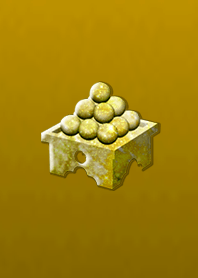 Tsukimi dumplings Orange Yellow