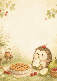 Cherry Hedgehog Pear Pie Meadow