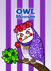 フクロウ 博物館 121 - Amethyst Owl