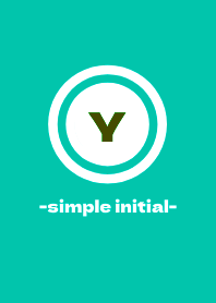 simple initial-Y- THEME 101