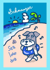 Sea lover dog"Schnauzer"(02)