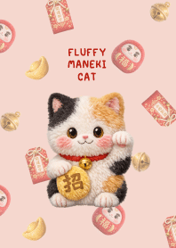 FLUFFY MANEKI CAT