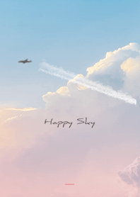 Beige Pink : Happy sky