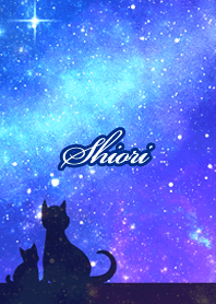 Shiori Milky way & cat silhouette