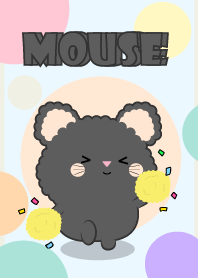 Color Cute Black Mouse  FuFu Theme (JP)
