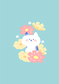 I'm just a bluecat(Flowers)