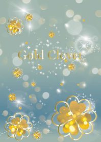 Beige Blue : Golden clover of light