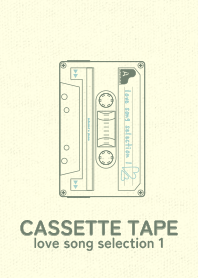 Cassettetape_love Pale aqua
