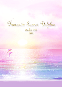 願いが叶う✨幻想的なサンセットとイルカ