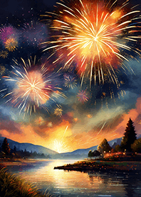 Beautiful Fireworks Theme#865