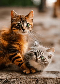 Cats run wild #CNWF28.