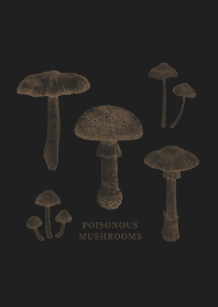 POISONOUS MUSHROOMS / BLACK&GOLD