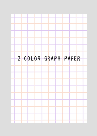 2 COLOR GRAPH PAPER/PINK&PURPLE/GRAY