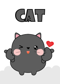 Emotion Love You Black Cat