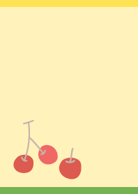 Cherry Day1 on yellow