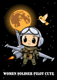 Women Soldier Pilot Cute