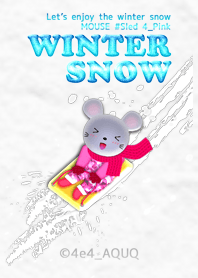 4 Pink_MOUSE_WINTER SNOW_Ver.3
