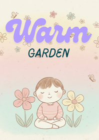 Pastel Warm Flower Garden