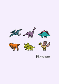 迷你小恐龍集合囉(浪漫紫)
