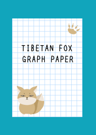 TIBETAN FOX GRAPH PAPER/VIRIDIAN