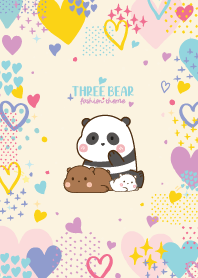 Three Bears Heart Sweet