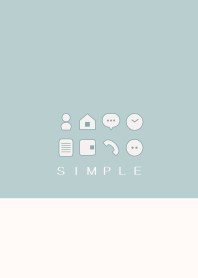 SIMPLE(beige green)V.423b