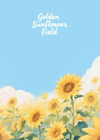 Golden Sunflower Field