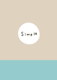 beige and blue. cute.