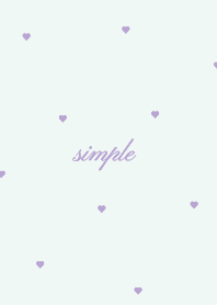 Heart Pattern*  mint_ash_purple.