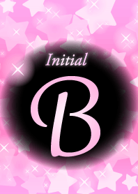B-Initial-Star-pink