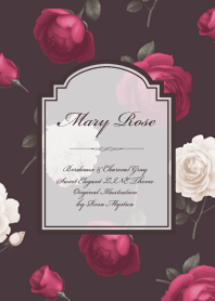 Mary Rose / Bordeaux & Charcoal Gray