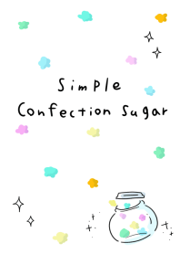 simple Confection sugar.