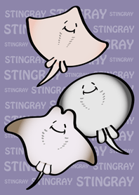Happy stingray world(Morandi purple)